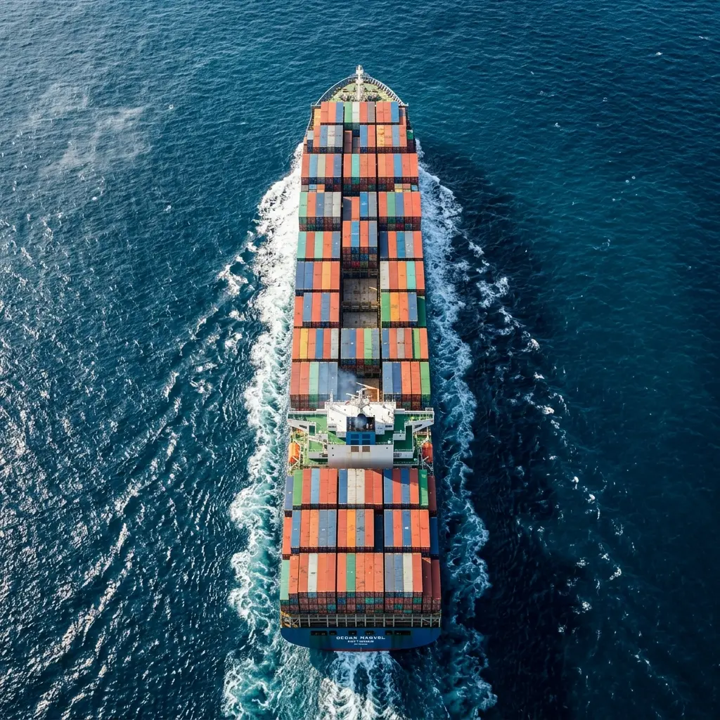Worldwide Marine Lines Container Operations Ocean Vessel Freight